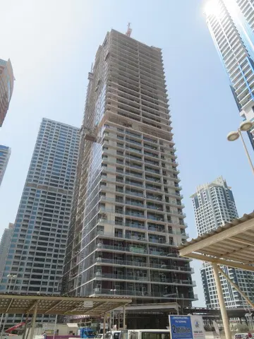 Ход строительства MBL Royal, Jumeirah Lakes Towers — 25 сентября 2023, готовность 60.07%, снимок 10 из 10