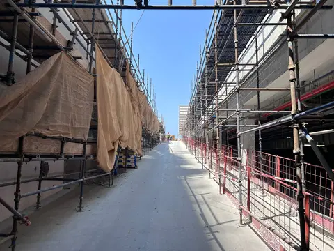 Serenia Residences, The Palm Crescent construction progress — 1 October 2025, 90.77% complete, photo 2 of 2