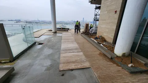 Serenia Residences, The Palm Crescent construction progress — 31 March 2026, 98.04% complete, photo 4 of 12