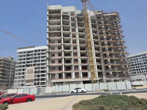 AG Central, DubaiLand Residence Complex construction progress — 17 September 2026, 58.65% complete, photo 3 of 9