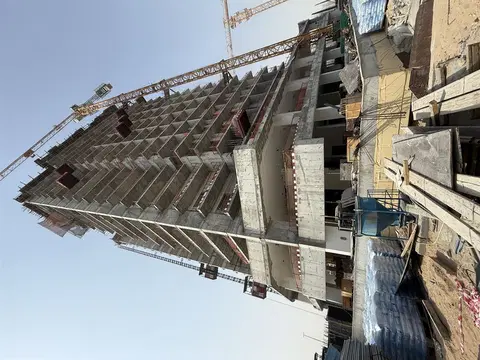 Ag Square, DubaiLand Residence Complex construction progress — 21 July 2025, 38.54% complete, photo 6 of 10
