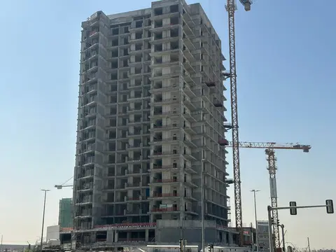 Ag Square, DubaiLand Residence Complex construction progress — 9 February 2026, 49.24% complete, photo 8 of 8