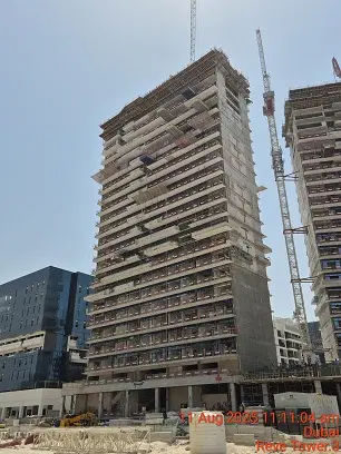 Azizi Riviera Rêve, Azizi Riviera construction progress — 11 August 2025, 53.13% complete, photo 5 of 14