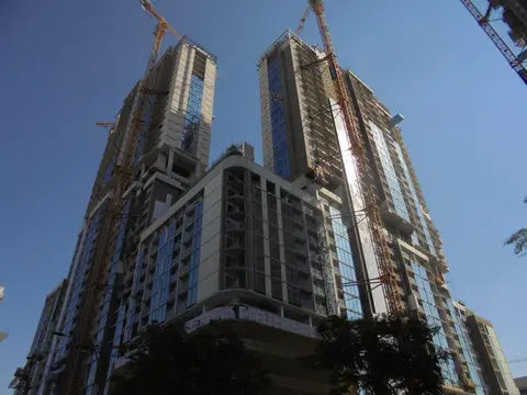 Ход строительства The Crest, Sobha Hartland — 29 декабря 2023, готовность 58.11%
