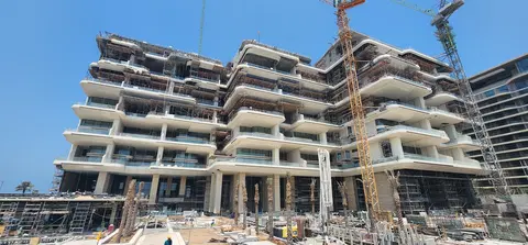 Orla by Omniyat Dorchester Collection, The Palm Crescent construction progress — 21 August 2026, 70.01% complete, photo 7 of 11