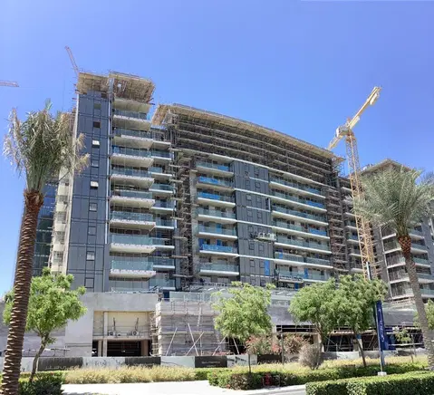 Ellington House 2, Dubai Hills Estate construction progress — 9 April 2025, 76.44% complete, photo 4 of 5