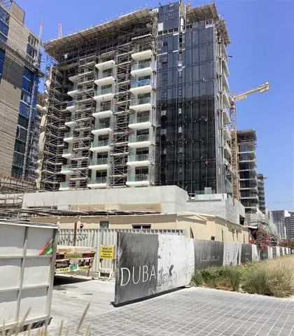 Ellington House 2, Dubai Hills Estate construction progress — 9 April 2025, 76.44% complete, photo 3 of 5