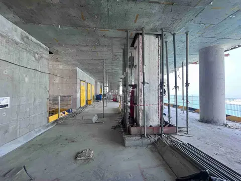 Bulgari Lighthouse Dubai, Jumeirah Bay Island construction progress — 15 October 2025, 36.45% complete, photo 5 of 7