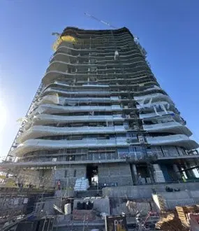 Bulgari Lighthouse Dubai, Jumeirah Bay Island construction progress — 15 January 2026, 43.91% complete, photo 1 of 10