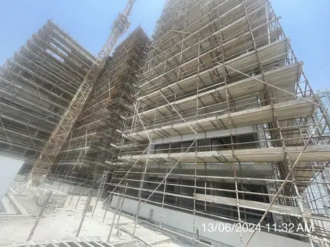 Azizi Riviera Azure, Bu Kadra construction progress — 13 June 2024, 70.82% complete, photo 3 of 8
