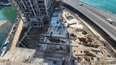 Ход строительства Bluewaters Bay, Bluewaters Island — 26 января 2026, готовность 22.29%, снимок 11 из 12