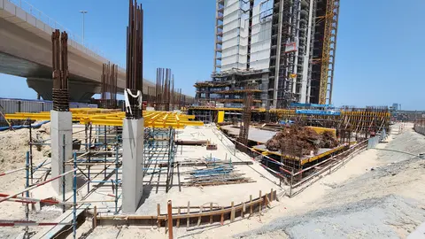 Ход строительства Bluewaters Bay, Bluewaters Island — 27 апреля 2026, готовность 28,38%, снимок 8 из 9
