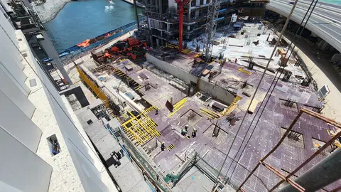 Ход строительства Bluewaters Bay, Bluewaters Island — 27 апреля 2026, готовность 28,38%, снимок 5 из 9