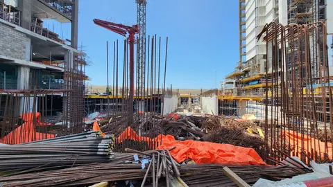 Ход строительства Bluewaters Bay, Bluewaters Island — 27 апреля 2026, готовность 28,38%, снимок 1 из 9