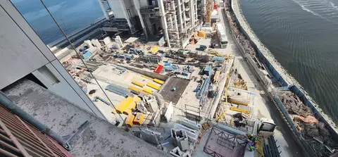 Bluewaters Bay, Bluewaters Island construction progress — 25 August 2026, 36.97% complete, photo 8 of 13