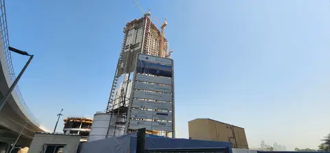Bluewaters Bay, Bluewaters Island construction progress — 25 August 2026, 36.97% complete, photo 2 of 13