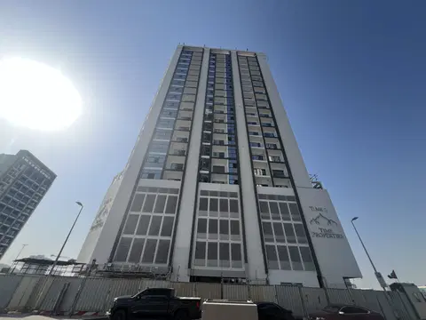 Time 2, DubaiLand Residence Complex construction progress — 28 April 2026, 87.10% complete, photo 5 of 11