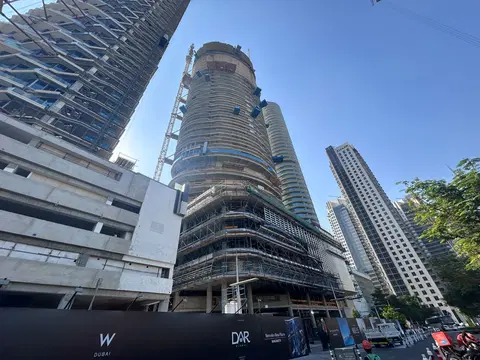 Mercedes-Benz Places Binghatti, Downtown Dubai construction progress — 14 October 2025, 48.49% complete, photo 9 of 9