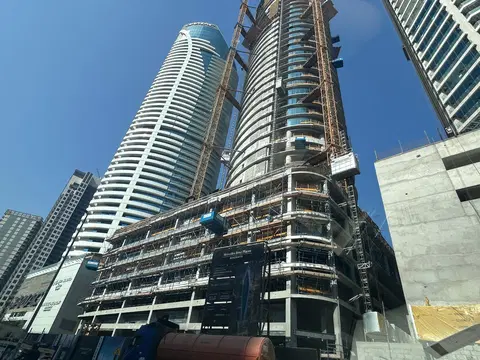 Mercedes-Benz Places Binghatti, Downtown Dubai construction progress — 14 October 2025, 48.49% complete, photo 6 of 9