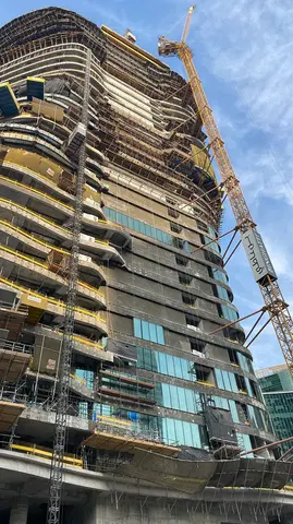 Bugatti Residences, Business Bay construction progress — 20 January 2026, 52.29% complete, photo 1 of 7