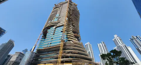 Ход строительства Bugatti Residences, Business Bay — 23 сентября 2026, готовность 65.57%, снимок 3 из 12