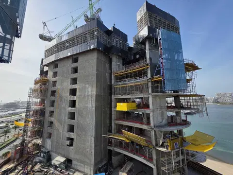 Damac Bay, Dubai Marina construction progress — 17 April 2026, 28.85% complete, photo 7 of 8