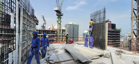 Ход строительства Viewz 2 By Danube, Jumeirah Lakes Towers — 21 июля 2026, готовность 50,02%, снимок 6 из 10