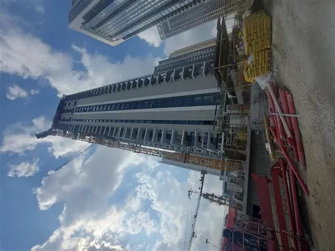 Palace Residences North, Creek Island construction progress — 9 January 2025, 53.84% complete, photo 5 of 5