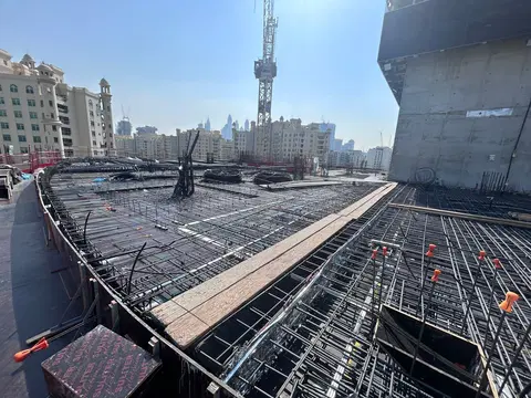 Ход строительства Como Residences, Palm Jumeirah — 10 ноября 2025, готовность 15.30%, снимок 6 из 7