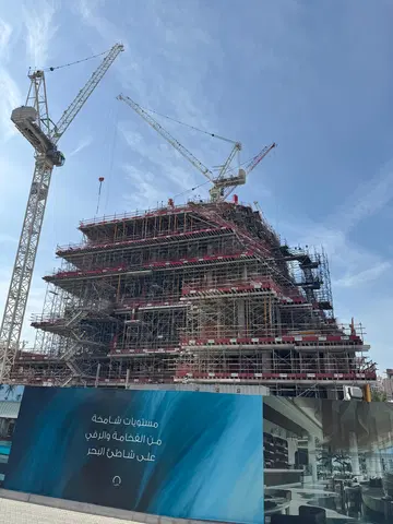 Ход строительства Como Residences, Palm Jumeirah — 2 апреля 2026, готовность 18.28%, снимок 3 из 10