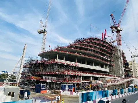 Ход строительства Como Residences, Palm Jumeirah — 2 апреля 2026, готовность 18.28%, снимок 2 из 10