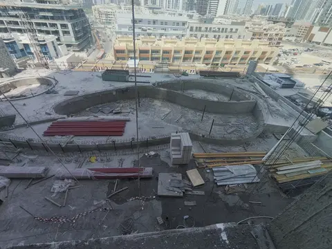 Samana Waves 2, Jumeirah Village Circle construction progress — 2 October 2026, 52.09% complete, photo 5 of 11