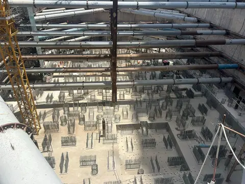 Tiger Sky Tower, Business Bay construction progress — 21 May 2026, 9.30% complete, photo 3 of 5
