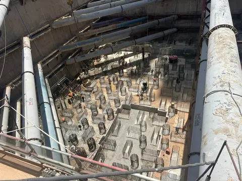Tiger Sky Tower, Business Bay construction progress — 21 May 2026, 9.30% complete, photo 2 of 5
