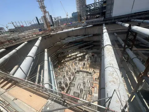 Tiger Sky Tower, Business Bay construction progress — 21 May 2026, 9.30% complete, photo 1 of 5