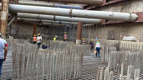 Tiger Sky Tower, Business Bay construction progress — 10 September 2026, 10.24% complete, photo 5 of 6