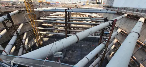 Tiger Sky Tower, Business Bay construction progress — 10 September 2026, 10.24% complete, photo 2 of 6