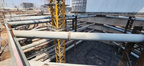 Tiger Sky Tower, Business Bay construction progress — 10 September 2026, 10.24% complete, photo 1 of 6