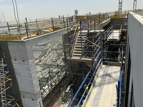 Ход строительства Verde By Sobha, Jumeirah Lakes Towers — 22 мая 2026, готовность 75,57%, снимок 5 из 16