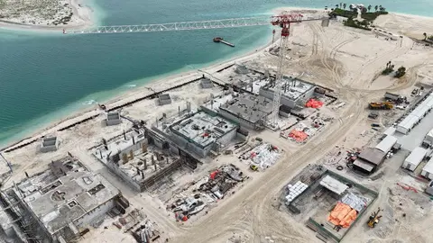 Zaya Zuha Island, Zuha Island construction progress — 20 March 2024, 18.07% complete, photo 6 of 6