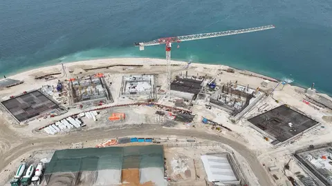Zaya Zuha Island, Zuha Island construction progress — 20 March 2024, 18.07% complete, photo 5 of 6