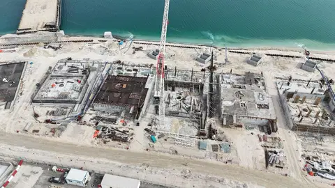 Zaya Zuha Island, Zuha Island construction progress — 20 March 2024, 18.07% complete, photo 4 of 6
