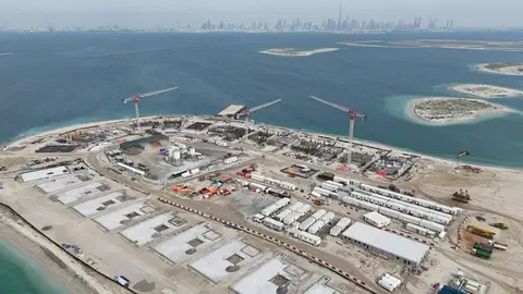 Zaya Zuha Island, Zuha Island construction progress — 20 March 2024, 18.07% complete, photo 3 of 6