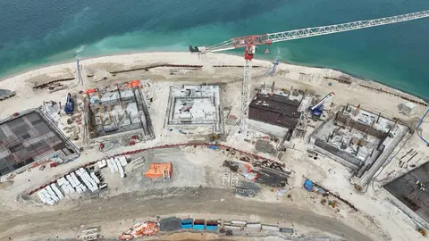 Zaya Zuha Island, Zuha Island construction progress — 20 March 2024, 18.07% complete, photo 2 of 6