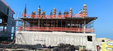 Zaya Zuha Island, Zuha Island construction progress — 28 October 2024, 43.45% complete, photo 2 of 6