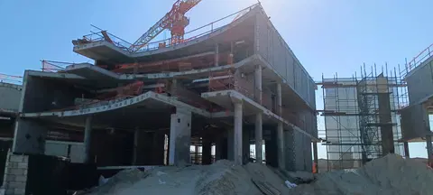 Zaya Zuha Island, Zuha Island construction progress — 28 October 2024, 43.45% complete, photo 1 of 6