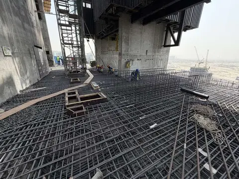 Ход строительства Canal Heights, Business Bay — 17 августа 2026, готовность 36,30%, снимок 3 из 10