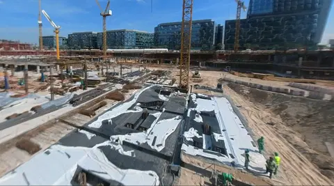 Ход строительства Design Quarter, Design Quarter — 26 марта 2026, готовность 26.08%, снимок 5 из 10
