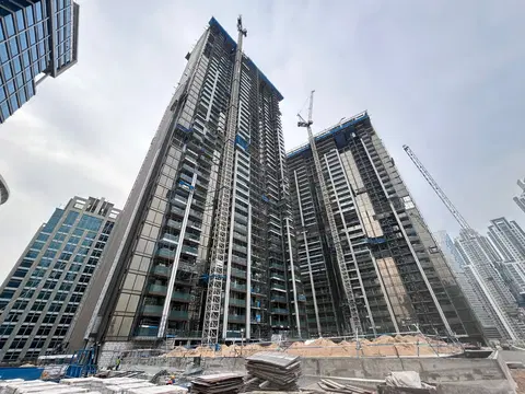 Ход строительства The Edge Business Bay, Business Bay — 5 декабря 2025, готовность 77.02%, снимок 1 из 14