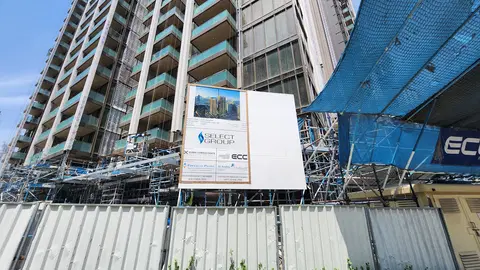 The Edge Business Bay, Business Bay construction progress — 23 April 2026, 88.86% complete, photo 7 of 13